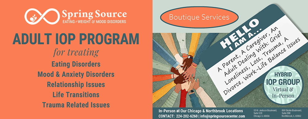 Intensive Outpatient Program for Adults at SpringSource: Eating, Weight, and Mood Disorders